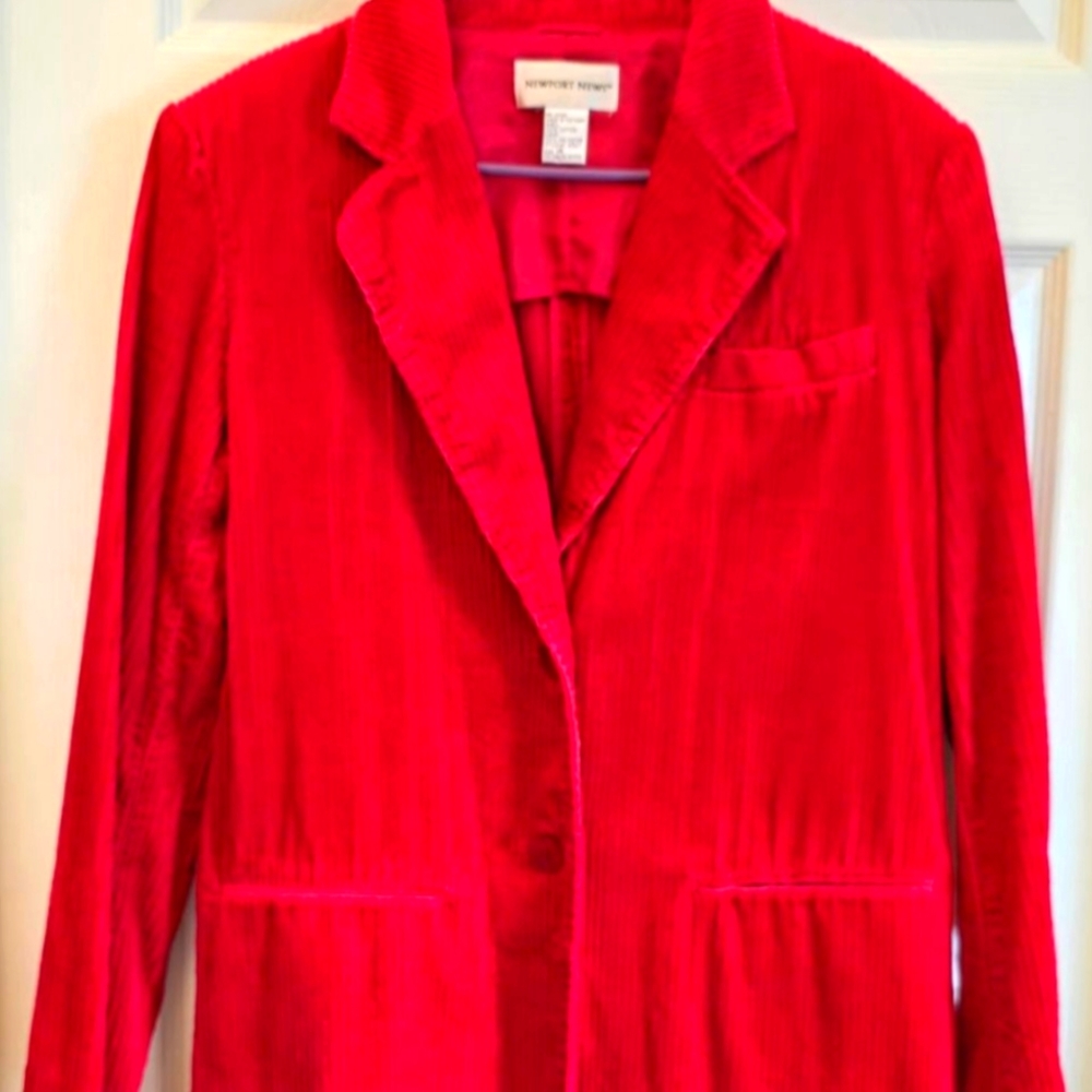 Red blazer